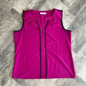 Calvin klein fuschia blouse